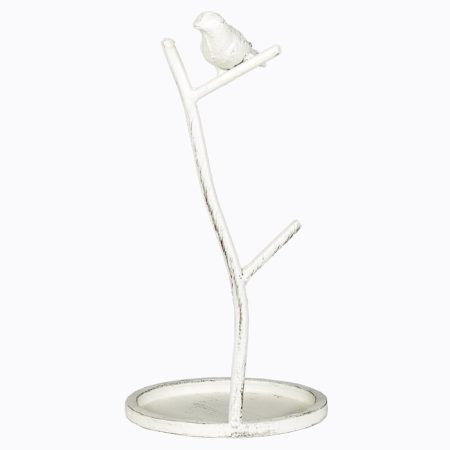 Кашпо «Ажони» белый антик S