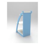 Стеллаж Парус К8 Пастельно-бирюзовый — изображение 3