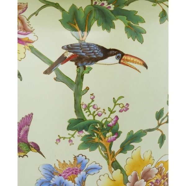 Настольная керамическая Лампа с белым абажуром — изображение 3