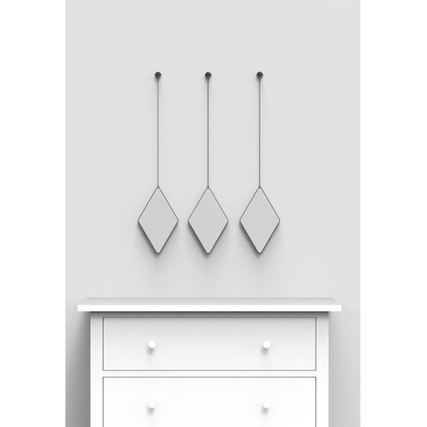 Зеркала декоративные Umbra dima 3 шт. чёрные — изображение 2