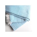 ПОКРЫВАЛО В ЗИГЗАГ ГОЛУБОЙ 