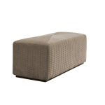 Банкетка Nefarious dark Микровелюр Бежевый