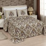 Комплект постельного белья FLORAL EURO (покрывало + наволочки)