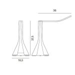 Настольная лампа Rotaliana LaDiva белая — изображение 9