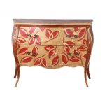 Комод из красного дерева с двумя ящиками