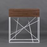 Тумба Wilson line box white американский орех