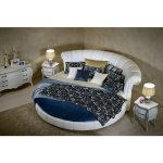 Кровать Letto Rotondo GM 01 с обивкой из экокожи или велюра 220 см — изображение 3