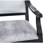 стул с мягкой обивкой  и подлокотниками — изображение 7