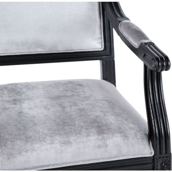 стул с мягкой обивкой  и подлокотниками — изображение 7