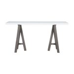 Консоль Sesar с белой столешницей 