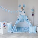 Стеганый игровой коврик Blue Stripes 110х110 см — изображение 4