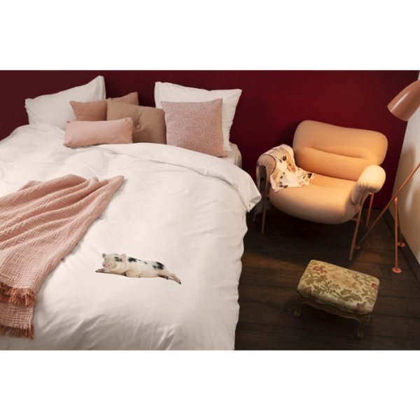 Комплект постельного белья Поросенок розовый 150х200 — изображение 3