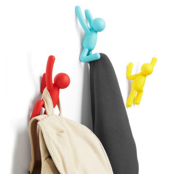 Вешалки-крючки Umbra buddy 3 шт. разноцветные яркие — изображение 2