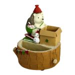 Цветочный горшок Ёжик с подарками