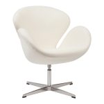 Кресло Swan Chair Кремового цвета — изображение 2