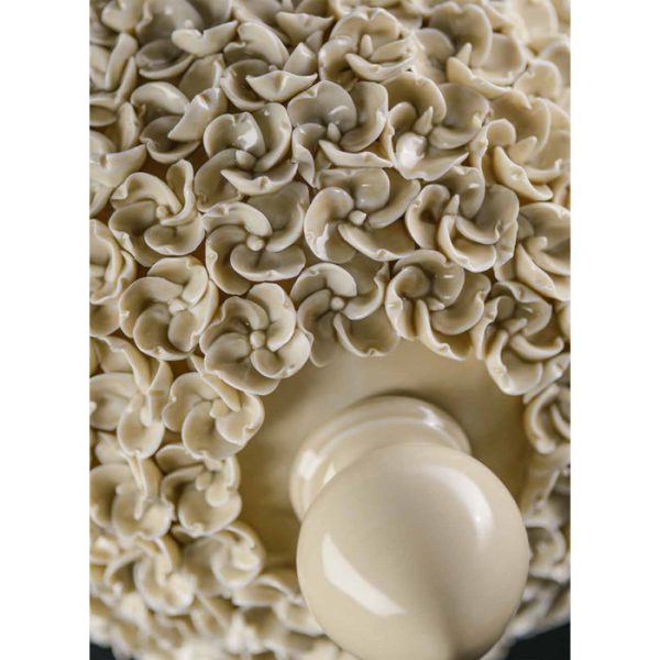 Настольная лампа Le Porcellane Ortensia на металлическом основании — изображение 4