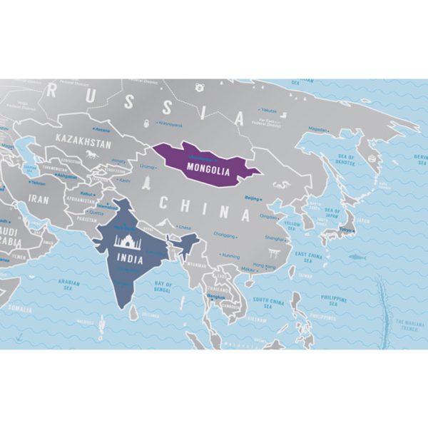 Карта travel map silver world — изображение 21