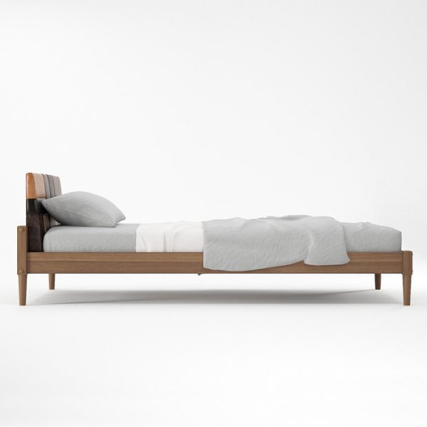 Кровать Karpenter Katchwork Singl с каркасом из массива тика 90x200 см — изображение 2