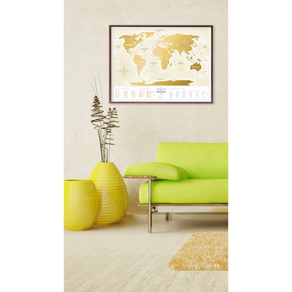 Карта travel map gold world ru — изображение 4