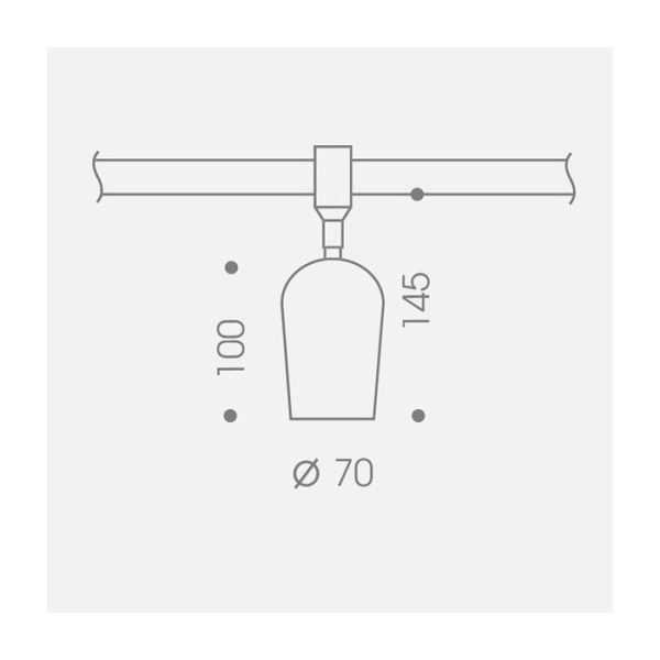 Спот из стекла Oligo BALIBU White — изображение 5
