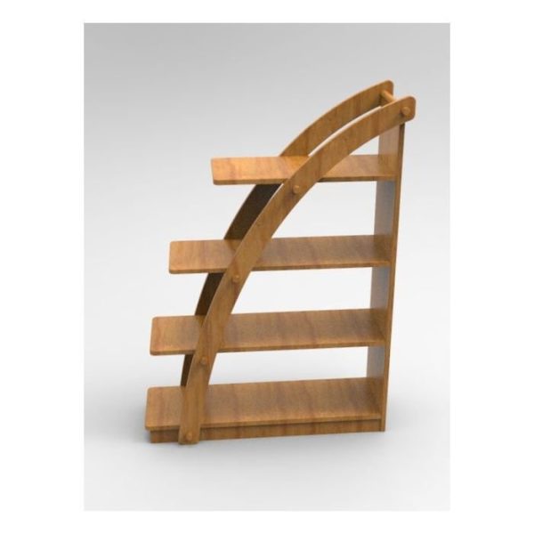 Стеллаж Парус К14 Золотистый Дуб — изображение 12