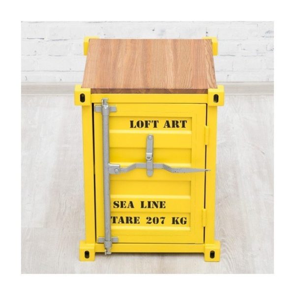 Прикроватная тумбочка Sea Container из массива дуба — изображение 3