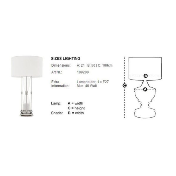 Настольная лампа  Hour glass — изображение 2