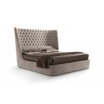 Кровать Letto с обивкой из экокожи или велюра 160х200 см