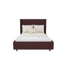 Кровать Wing-2 180x200 см Велюр Коричневый