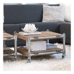 Стол журнальный d-Bodhi Kasting из тика на колесах — изображение 2