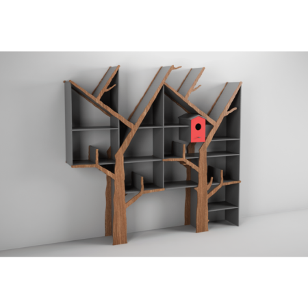 Двойной стеллаж Odin Geniy Дерево