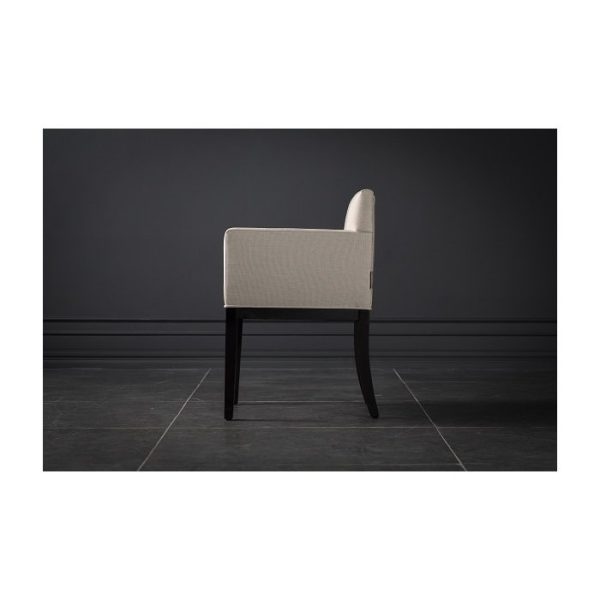 стул с мягкой обивкой голубой — изображение 5