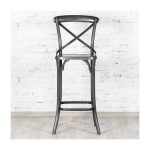 венский  барный металлический стул Twisted Iron  — изображение 2