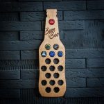 Копилка для пивных крышек ANTON ANTON Bottle из натуральной березовой фанеры