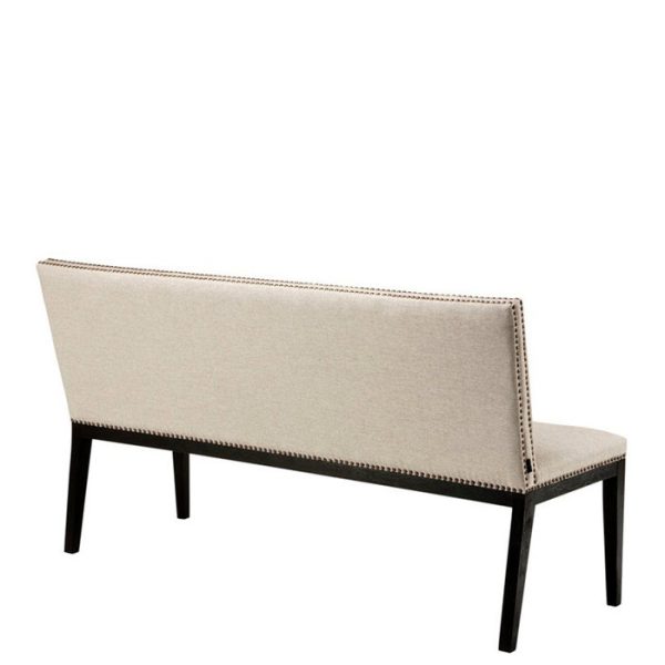 Скамья  Marlowe обтянута тканью песочного цвета  — изображение 2