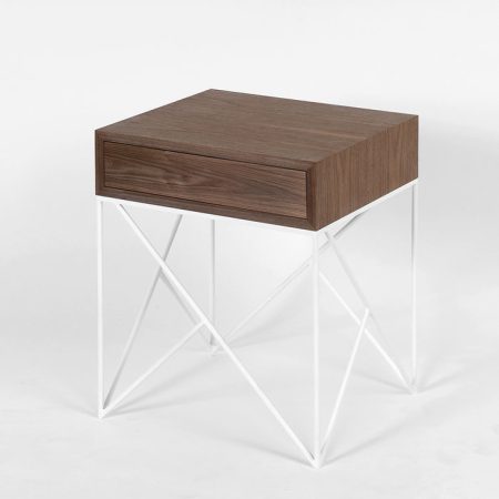 Тумба prince box white американский орех