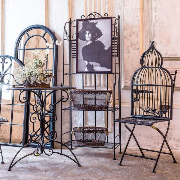 Настенное зеркало «Булонь» (черный антик) — изображение 6