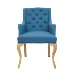 стул с мягкой обивкой Deron blue