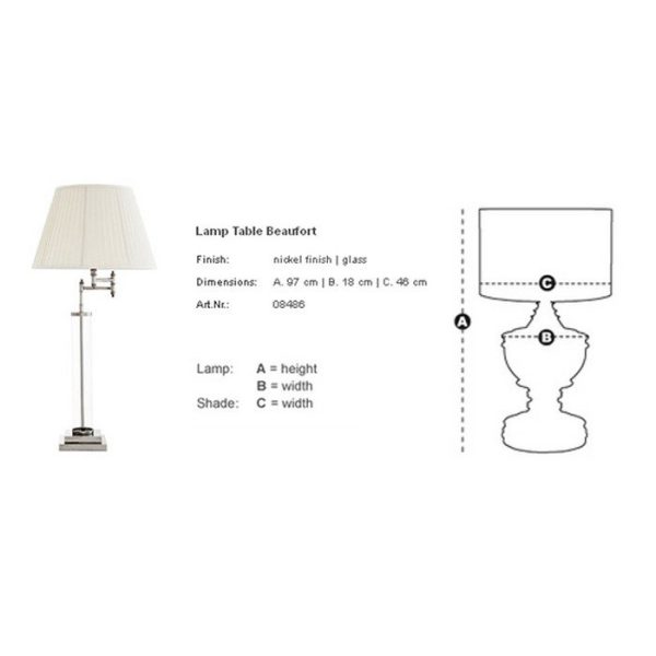 Настольная лампа  Beaufort — изображение 2