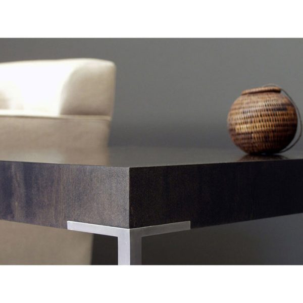 Прикроватный Журнальный столик JNL Allegretto Side Table с каркасом из нержавеющей стали — изображение 4