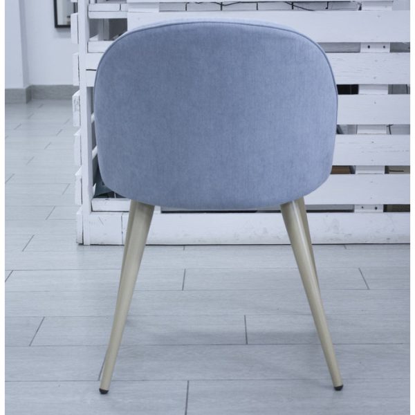 Набор из шести голубых стульев Томас с мягким сидением — изображение 3