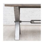 Обеденный стол Old School со столешницей из массива дуба — изображение 4