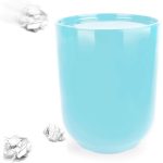 Контейнер мусорный с крышкой Umbra step морская волна