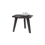 Кофейный столик  Hex side table rough sawn black из массива дерева  — изображение 2