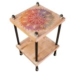 Кофейный столик с полочкой