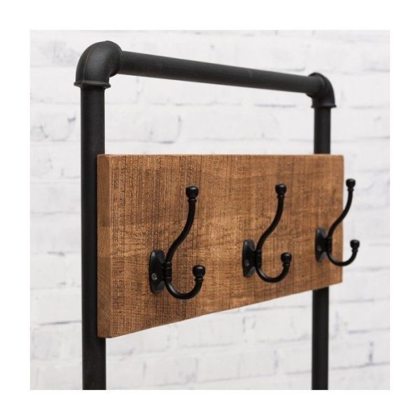 Вешалка Hardware из массива дуба и металла  — изображение 3