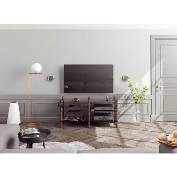 ТУМБА ПОД ТВ Latitude SAGA GLASS SET темный ясень — изображение 3