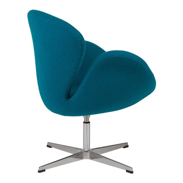Кресло Swan Chair Темно-голубая Шерсть — изображение 4