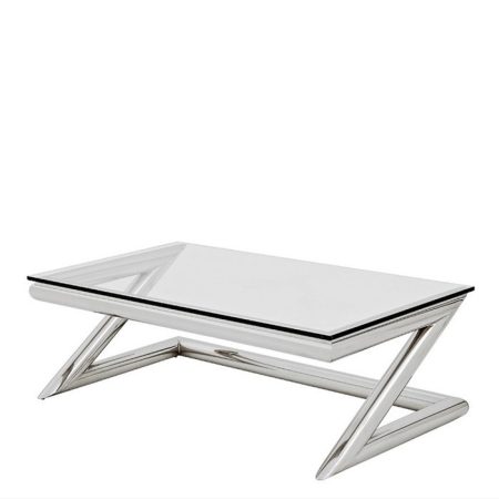 Журнальный столик  из нержавеющей стали 