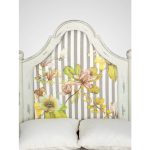 Кровать детская из дерева махагони с декорированным старением 215x167x117 см — изображение 2